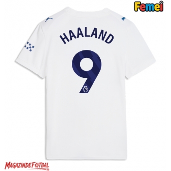 Manchester City Erling Haaland #9 Tricou Fotbal Replică 2026-27 Femei Treilea